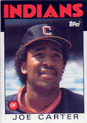 1986 Topps Baseball Cards      377     Joe Carter